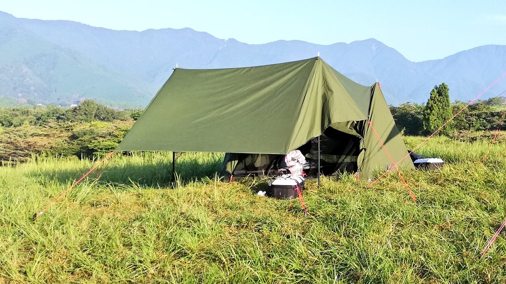 DODの無骨テント、パップフーテント2でキャンプツーリングはできるのか？！