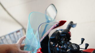 CBR650RにTSRの超ロングスクリーンに取り替える方法とその感想